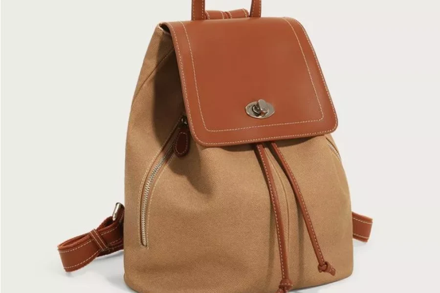 Genuine Leather Versatile Backpack